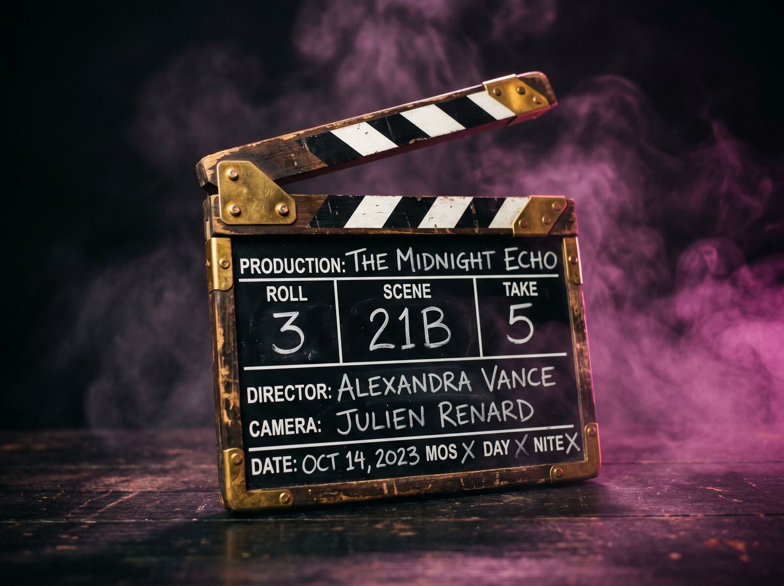 Film clapperboard